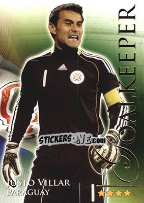 Sticker Villar Justo - World Football Online 2010-2011. Series 2 - Futera