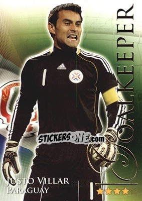 Cromo Villar Justo - World Football Online 2010-2011. Series 2 - Futera