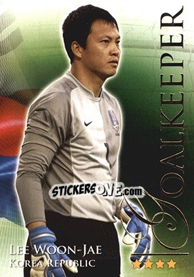 Sticker Woon-Jae Lee - World Football Online 2010-2011. Series 2 - Futera