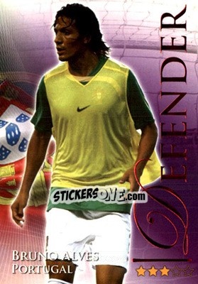 Sticker Alves Bruno - World Football Online 2010-2011. Series 2 - Futera