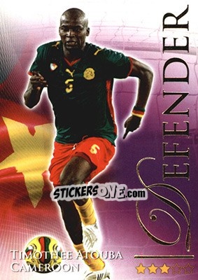 Sticker Atouba Thimothée - World Football Online 2010-2011. Series 2 - Futera