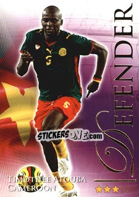 Cromo Atouba Thimothée - World Football Online 2010-2011. Series 2 - Futera