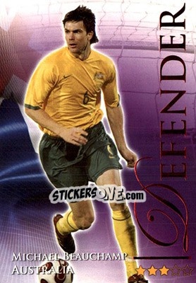 Sticker Beauchamp Michael - World Football Online 2010-2011. Series 2 - Futera