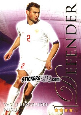 Cromo Berezutski Vasili - World Football Online 2010-2011. Series 2 - Futera