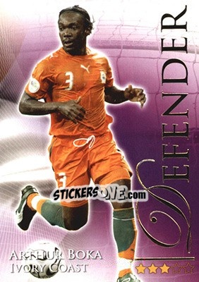 Sticker Boka Arthur - World Football Online 2010-2011. Series 2 n. 464 - Futera