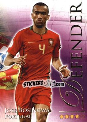 Sticker Bosingwa Jose - World Football Online 2010-2011. Series 2 - Futera