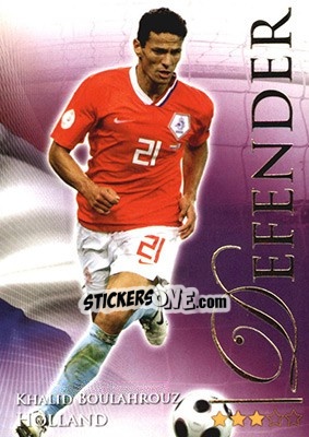Sticker Boulahrouz Khalid - World Football Online 2010-2011. Series 2 - Futera
