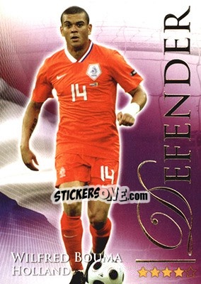 Sticker Bouma Wilfred - World Football Online 2010-2011. Series 2 - Futera