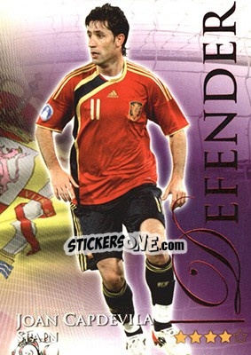 Sticker Capdevila Joan - World Football Online 2010-2011. Series 2 - Futera