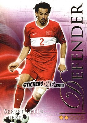 Sticker Çetin Servet - World Football Online 2010-2011. Series 2 - Futera