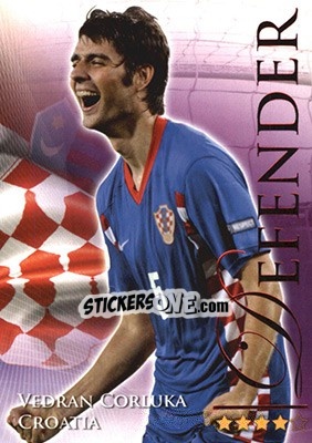 Cromo Corluka Vedran - World Football Online 2010-2011. Series 2 - Futera