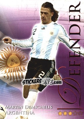 Cromo Demichelis Martin - World Football Online 2010-2011. Series 2 - Futera