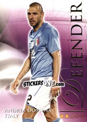 Sticker Dossena Andrea - World Football Online 2010-2011. Series 2 - Futera