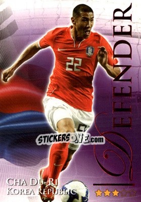Sticker Du-Ri Cha - World Football Online 2010-2011. Series 2 - Futera