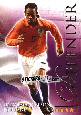 Sticker Emanuelson Urby - World Football Online 2010-2011. Series 2 - Futera