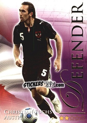 Sticker Fuchs Christian - World Football Online 2010-2011. Series 2 - Futera