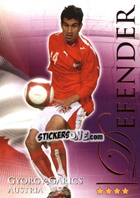 Sticker Garics Gyorgy - World Football Online 2010-2011. Series 2 - Futera