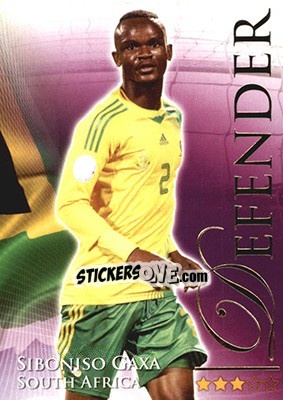 Sticker Gaxa Siboniso - World Football Online 2010-2011. Series 2 - Futera