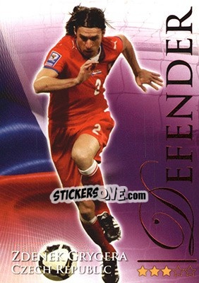 Cromo Grygera Zdenek - World Football Online 2010-2011. Series 2 - Futera