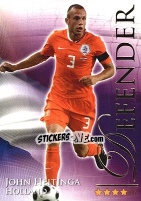 Sticker Heitinga John - World Football Online 2010-2011. Series 2 - Futera