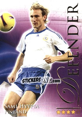 Sticker Hyypia Sami - World Football Online 2010-2011. Series 2 - Futera