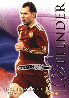 Figurina Ignashevich Sergei - World Football Online 2010-2011. Series 2 - Futera