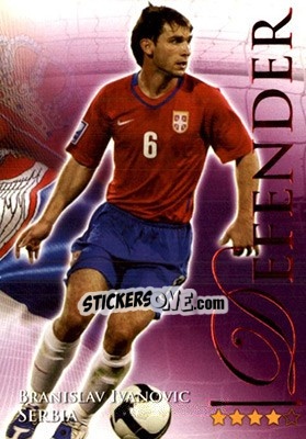 Figurina Ivanovic Branislav - World Football Online 2010-2011. Series 2 - Futera