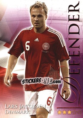 Sticker Jacobsen Lars - World Football Online 2010-2011. Series 2 - Futera