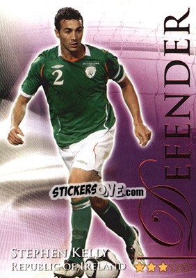 Sticker Kelly Stephen - World Football Online 2010-2011. Series 2 - Futera