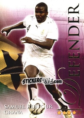 Cromo Kuffour Samuel - World Football Online 2010-2011. Series 2 - Futera