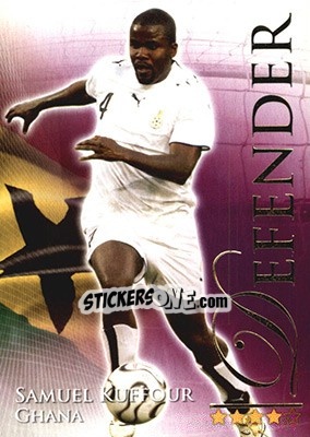 Sticker Kuffour Samuel - World Football Online 2010-2011. Series 2 n. 504 - Futera