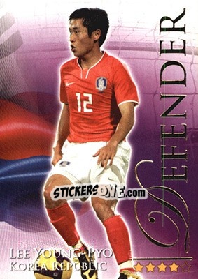 Cromo Lee Young-Pyo - World Football Online 2010-2011. Series 2 - Futera