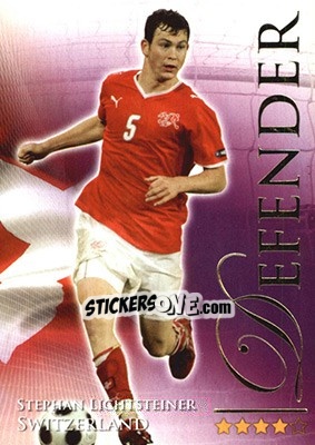 Sticker Lichtsteiner Stephan - World Football Online 2010-2011. Series 2 - Futera