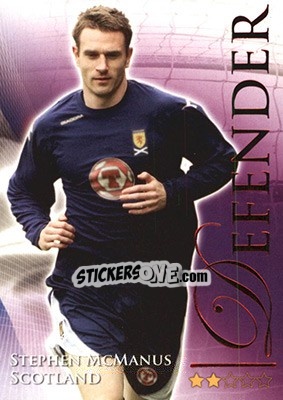 Sticker McManus Stephen - World Football Online 2010-2011. Series 2 - Futera