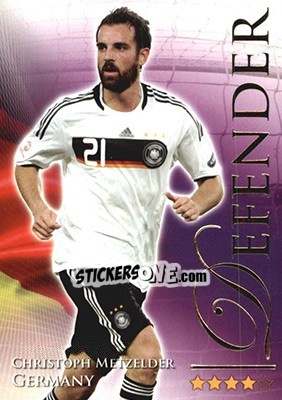 Sticker Metzelder Christoph - World Football Online 2010-2011. Series 2 - Futera