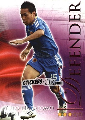 Sticker Nagatomo Yuto - World Football Online 2010-2011. Series 2 n. 517 - Futera