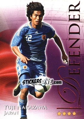 Cromo Nakazawa Yuji - World Football Online 2010-2011. Series 2 - Futera