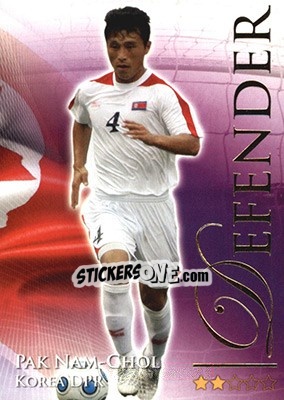 Sticker Nam-Chol Pak - World Football Online 2010-2011. Series 2 - Futera