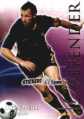 Sticker Neill Lucas - World Football Online 2010-2011. Series 2 - Futera