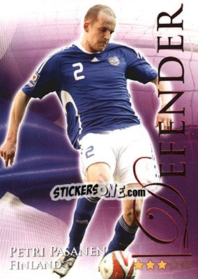Sticker Pasanen Petri - World Football Online 2010-2011. Series 2 - Futera