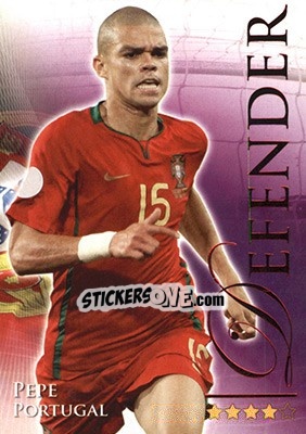 Sticker Pepe - World Football Online 2010-2011. Series 2 n. 525 - Futera