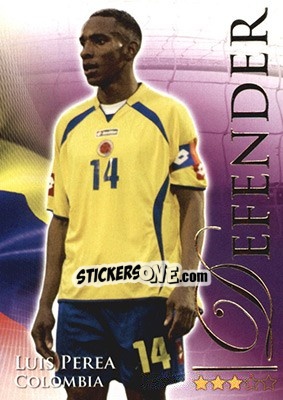 Sticker Perea Luis - World Football Online 2010-2011. Series 2 - Futera