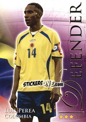 Figurina Perea Luis - World Football Online 2010-2011. Series 2 - Futera