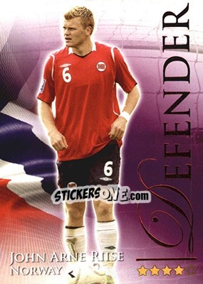 Sticker Riise John Arne - World Football Online 2010-2011. Series 2 - Futera