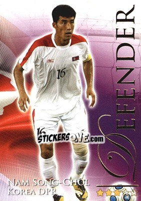 Sticker Song-Chol Nam - World Football Online 2010-2011. Series 2 - Futera