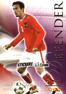 Sticker Stranzl Martin - World Football Online 2010-2011. Series 2 - Futera