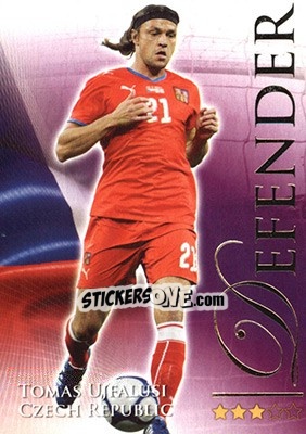 Sticker Ujfalusi Tomas - World Football Online 2010-2011. Series 2 - Futera