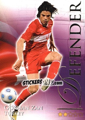 Figurina Zan Gokhan - World Football Online 2010-2011. Series 2 - Futera