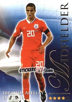 Cromo Afellay Ibrahim - World Football Online 2010-2011. Series 2 - Futera