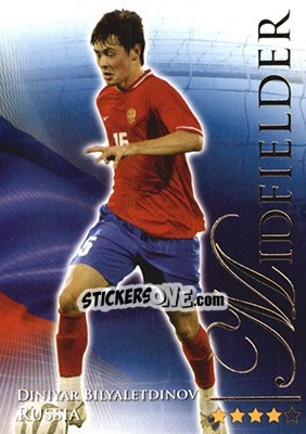 Figurina Bilyaletdinov Diniyar - World Football Online 2010-2011. Series 2 - Futera